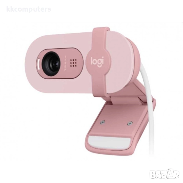 Logitech Brio 100 Full HD Webcam - ROSE Уеб Камера, снимка 1