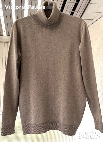 Елегантна блуза унисекс  с висока яка ( поло), снимка 1