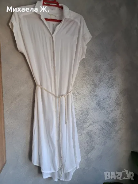 Бяла плажна рокля H&M , снимка 1