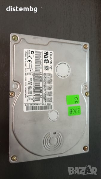 HDD твърд диск Quantum Fireball EX 3.2GB EX32A341 IDE 3.5", снимка 1