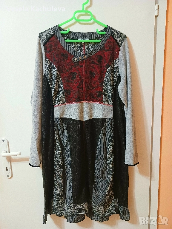 Продавам нова рокля с подарък обици , снимка 1