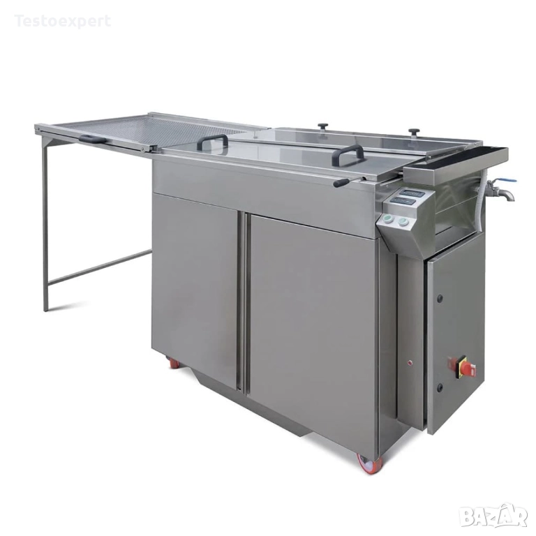 Електрически фритюрник за понички на стойка – 360 бр/ч, снимка 1