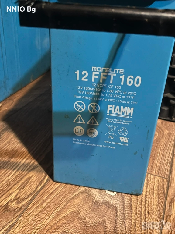 Тягов акумулатор FIAMM 160AH, снимка 1
