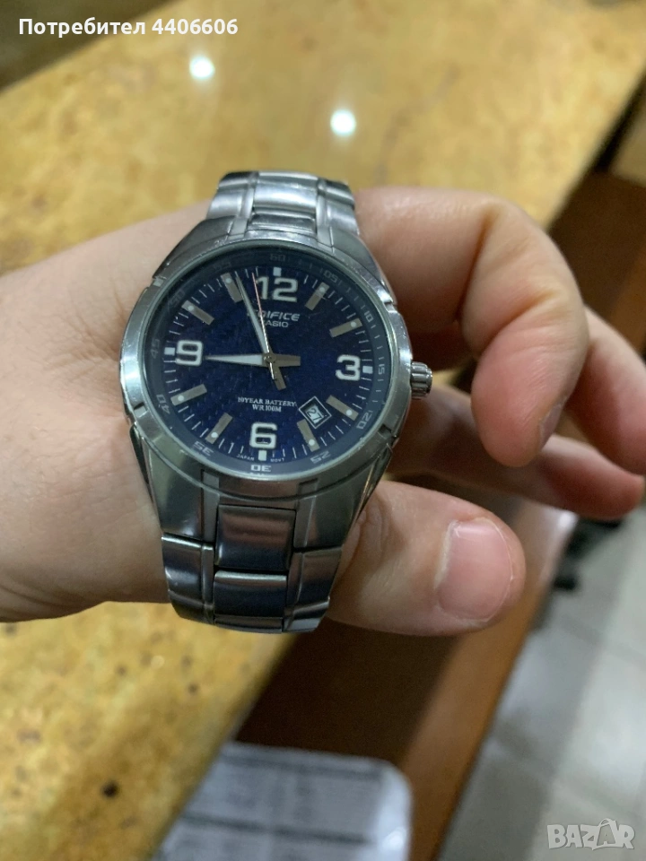 Casio EF-125 Edifice,10 year battery, снимка 1