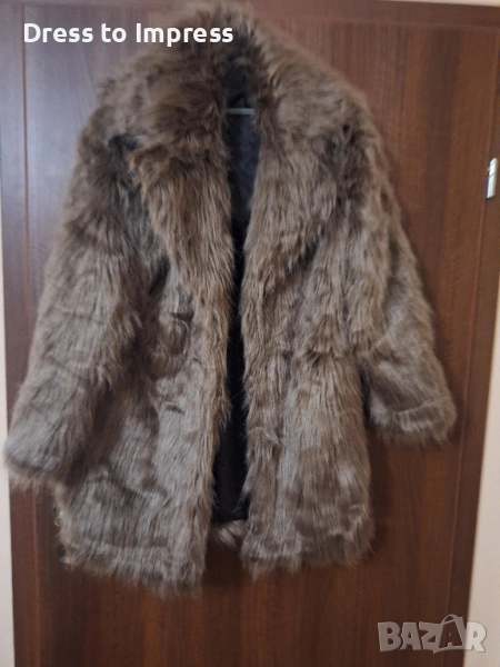 Ново палто с косъм Shein, M, снимка 1