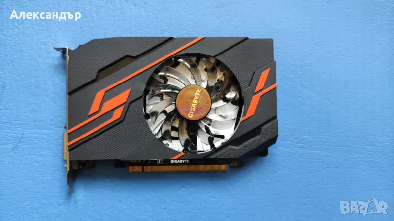 Видео карта GIGABYTE GeForce GT 1030 OC 2GB GDDR5 64bit, снимка 1