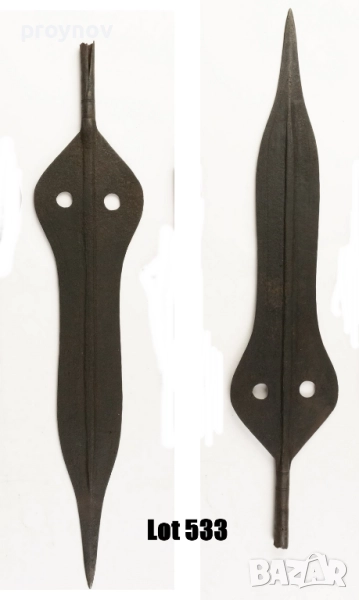 Бойно магическо копие на племето Емпуте Мболе 51 см., снимка 1