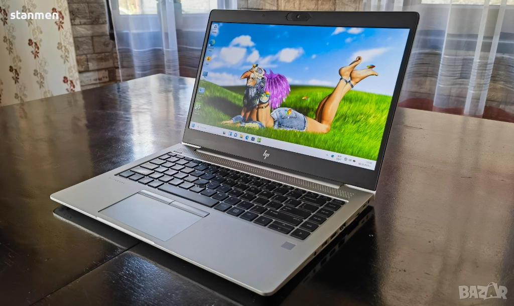 Продавам Гаранционнен HP EliteBook 745 /IPSматFHDсKам/8x2ghzThr/ssd256gb/8gb/ATIVega8/СвКв/4чБат, снимка 1