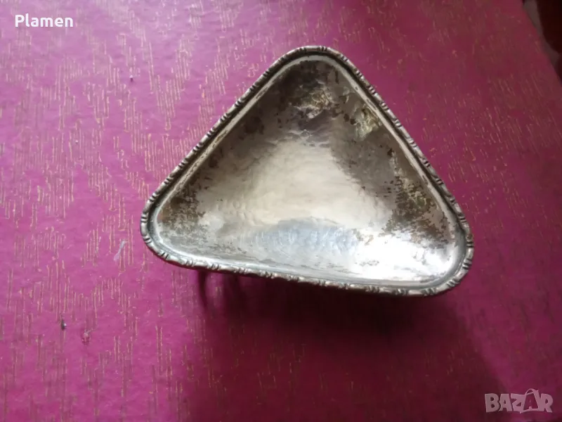 Малко сребърно подносче 2, снимка 1
