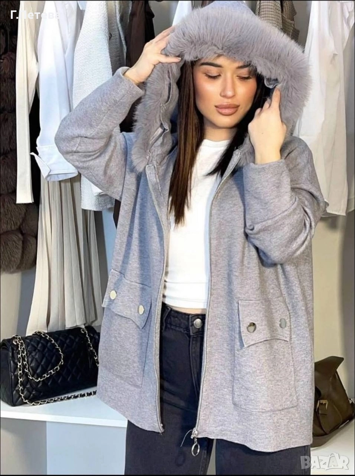 Машинно плетиво дамска жилетка , снимка 1