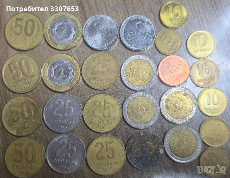монети Аржентина 26 бр, снимка 1