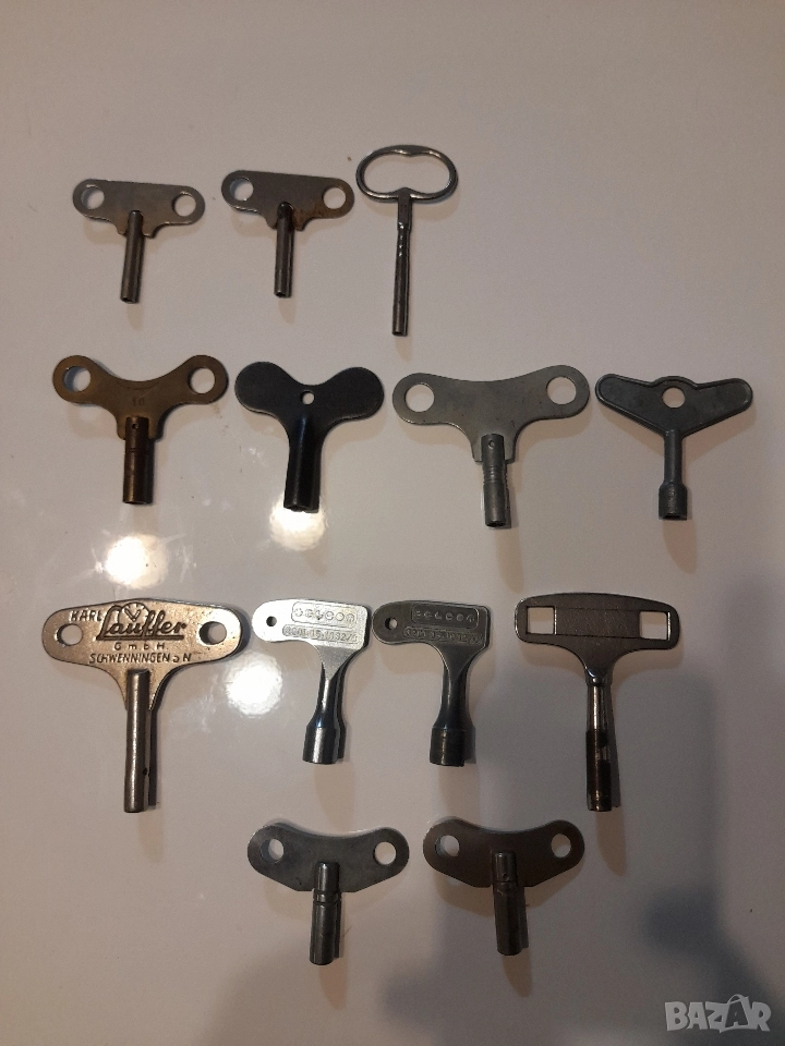 Ключове за стенни и каминни часовници, снимка 1