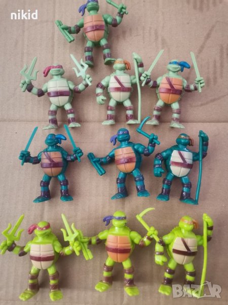 Костенурките нинджа Turtles пластмасова фигурка играчка за игра и украса торта фигурки топер, снимка 1