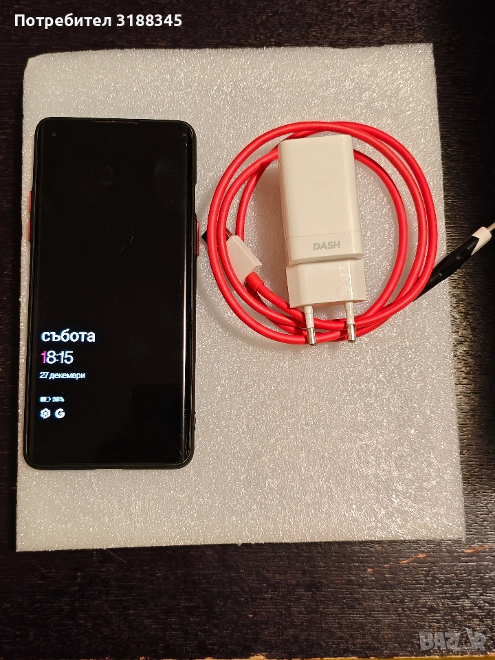 Oneplus 8 8/128gb с зарядно, снимка 1