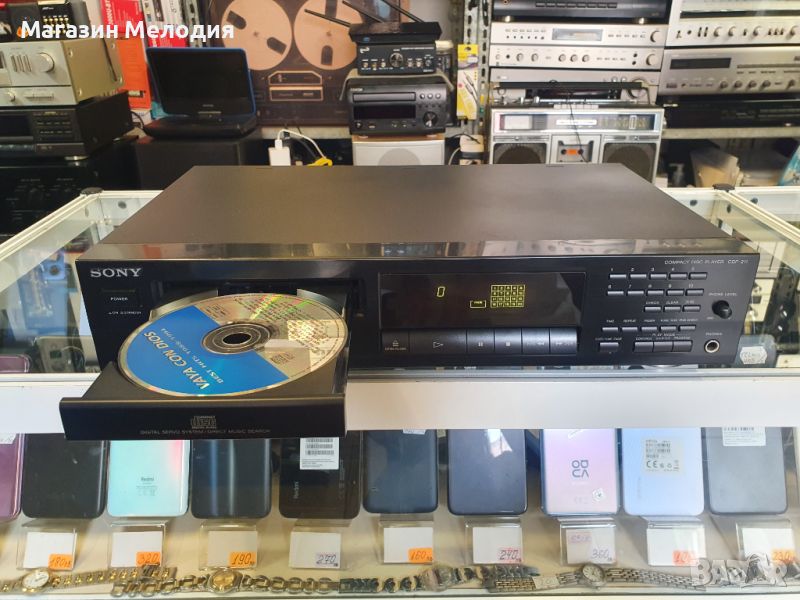 CD Player SONY CDP-211 В отлично техническо и визуално състояние., снимка 1