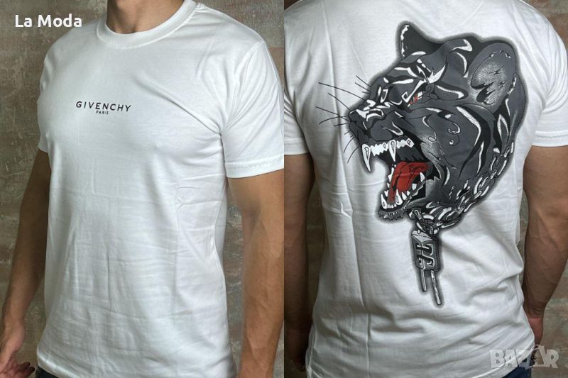 Разпродажба ! Мъжка бяла тениската лъв Givenchy реплика, снимка 1