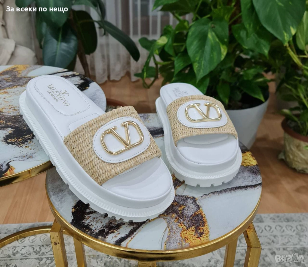 Black Weekend💯✅🖤Valentino Дамски Чехли Код A1234, снимка 1