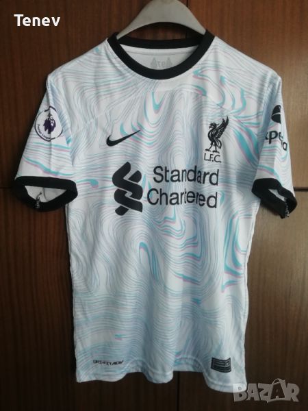 Liverpool Nike 2022/2023 гостуващ екип тениска фланелка Ливърпул , снимка 1