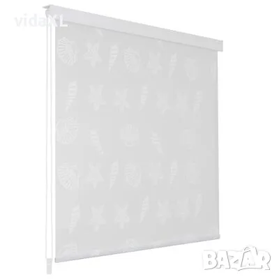 vidaXL Ролетна щора за баня, 80x240 см, морски звезди(SKU:142859), снимка 1