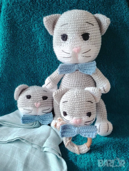 Комплект от 3 плетени играчки , снимка 1