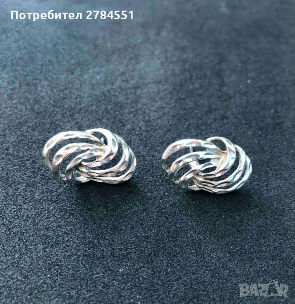 обеци сребърни (sterling) , снимка 1