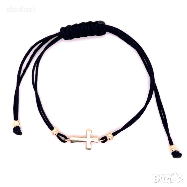 Златна регулируема гривна 0,85гр. 14кр. проба:585 модел:32229-6, снимка 1