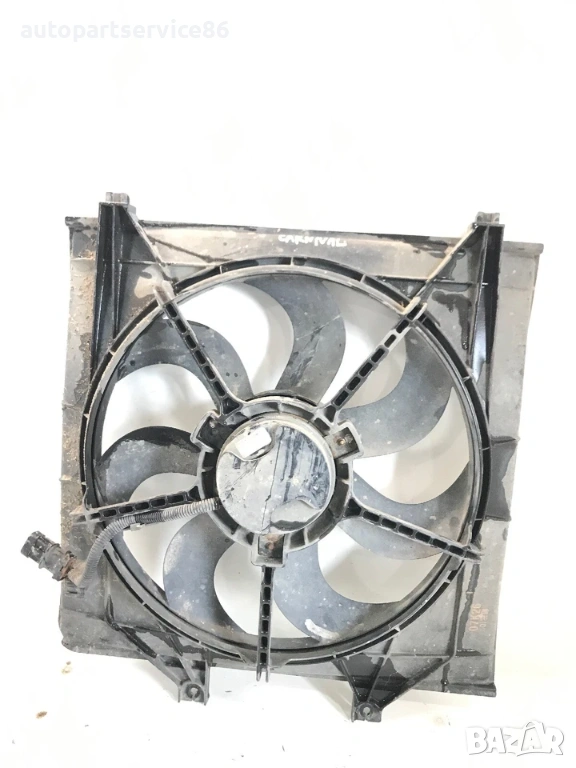 Мотор на вентилатора на радиатора за KIA Carnival 2.9 CRDi (2009) 25380-4DXXX, снимка 1