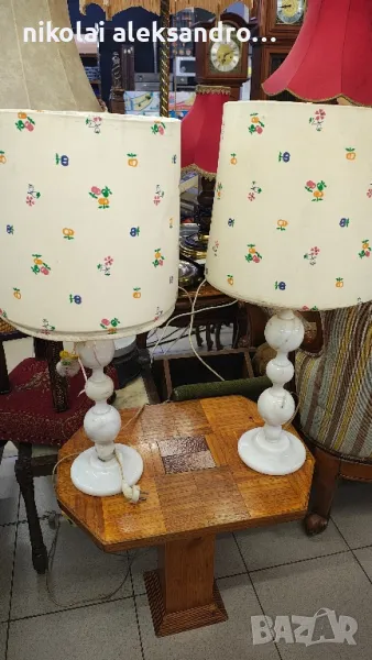 нощна лампа винтидж мрамор, снимка 1