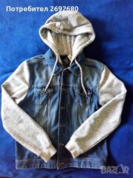 Мъжко дънково яке 170-175см., снимка 1