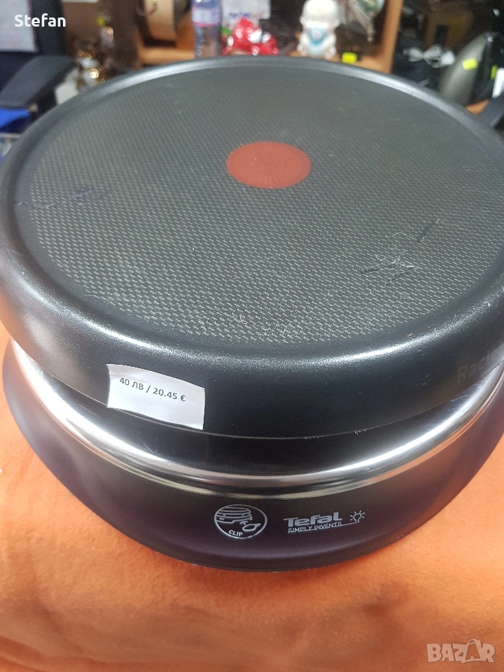 скара Tefal функция шест броя малки тигани незалепващи грил плоча, снимка 1