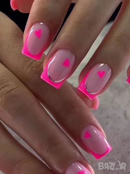 👑 💗Комплект Разкошни Press-on Изкуствени Нокти 24 броя 💋 КОД : nail1215💗 👑 💋 ➡️ 😱Уникалниииии, снимка 1