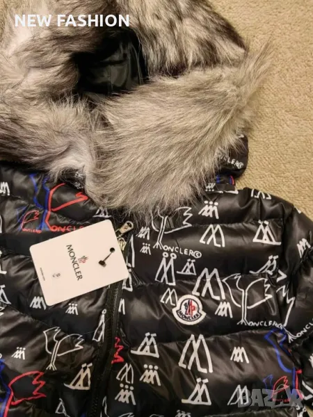 Естествен Косъм ✨ Зимно Яке ✨ MONCLER , снимка 1