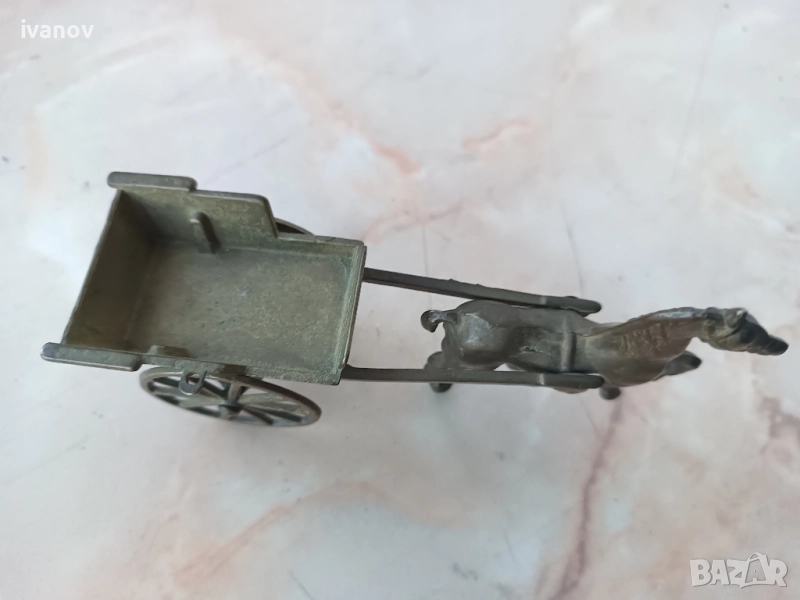 Бронзова колесница, снимка 1