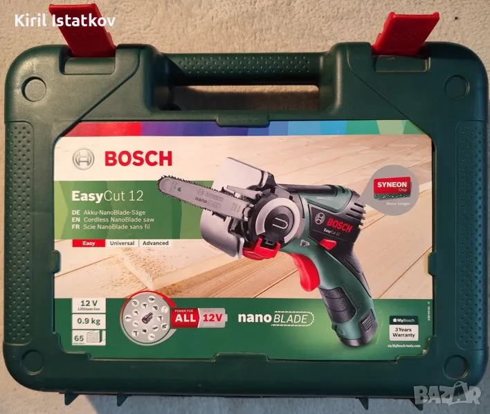 Верижен акумулаторен трион Bosch Easy Cut 12, снимка 1