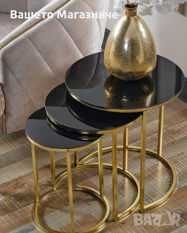 Стилни холни маси от закалено стъкло, снимка 3 - Маси - 54085042