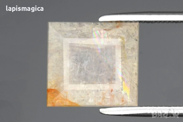 Двуцветен зелен турмалин 4.38ct октагон шлифовка