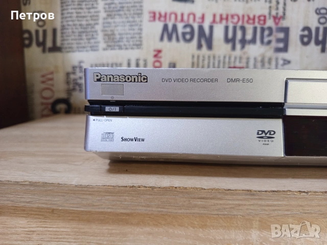 ДВД Рекордер"Panasonic"DMR-E50, снимка 5 - Плейъри, домашно кино, прожектори - 53693302
