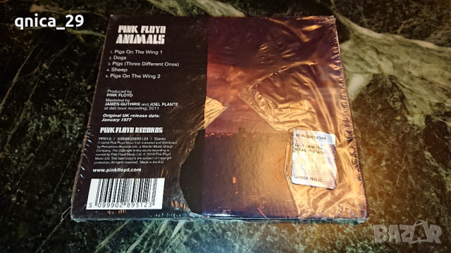 Pink Floyd - Animalas pfr 10 /2016/, снимка 2 - CD дискове - 45061302