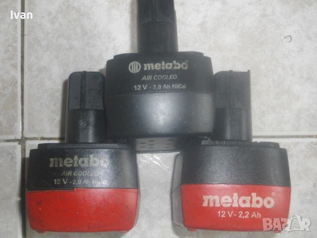 METAB0-12V- 2.0A NiCd-2,2A Li-ion-2,0-2,2A Li-Power Air COOLED-NiCd-Батерия-Метабо, снимка 5 - Други инструменти - 46162965