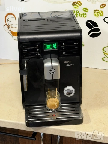Кафемашина кафе автомат Saeco moltio с гаранция, снимка 3 - Кафемашини - 53986700