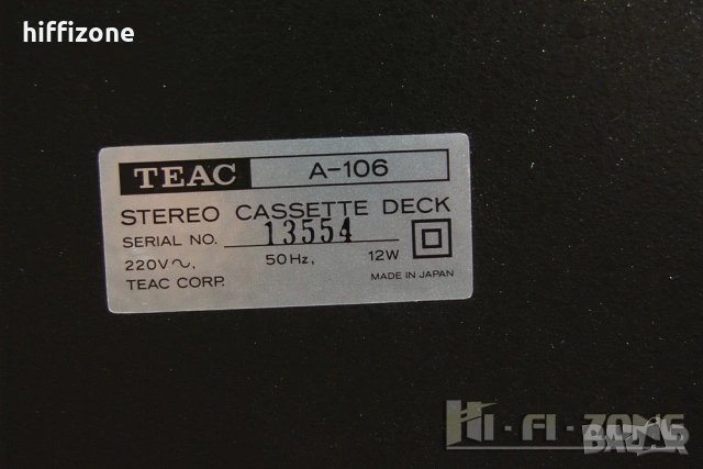 ДЕК   Teac a-106 , снимка 9 - Декове - 54253757
