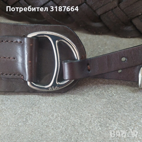 Raulf lauren polo кожен колан, снимка 2 - Колани - 53691835