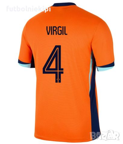 Virgil 4 - Нидерландия ЕВРО2024   тениска, снимка 1 - Тениски - 46782170