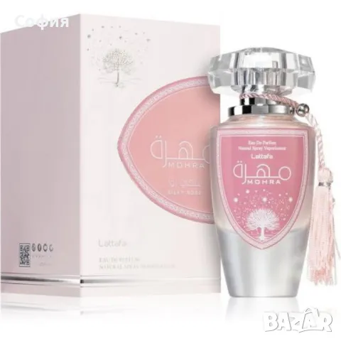 Красив арабски дамски парфюм Lattafa Mohra Silky Rose Eau de Parfum for Women, снимка 1 - Дамски парфюми - 46852124