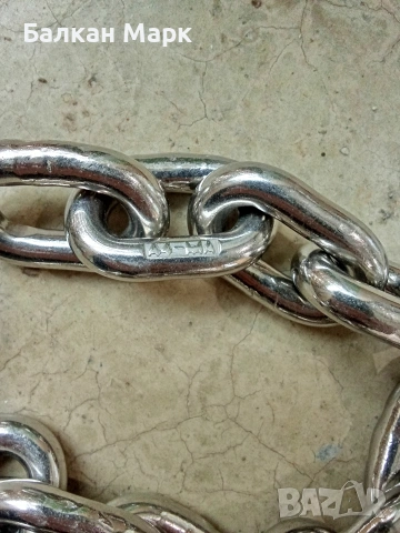 Верига / Синджир от Неръждаема Стомана А4 (AISI 316) – 10 метра / 8 мм, снимка 6 - Други стоки за дома - 54215073