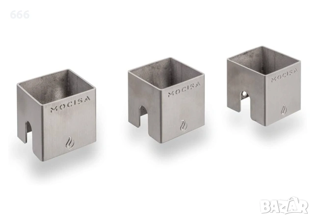 Комплект от 3 универсални дистанционни елемента от неръждаема стомана за барбекю