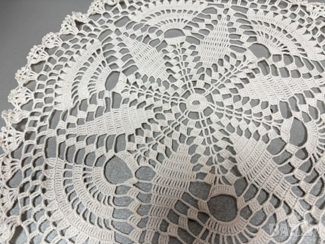 Карета плетени на 1 кука φ40 см. -ръчна изработка, снимка 3 - Декорация за дома - 54079532