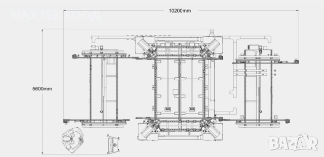 Автоматична четириглава ъглонабивна машина Lead-CNC Barite 150F, снимка 5 - Други машини и части - 53602099