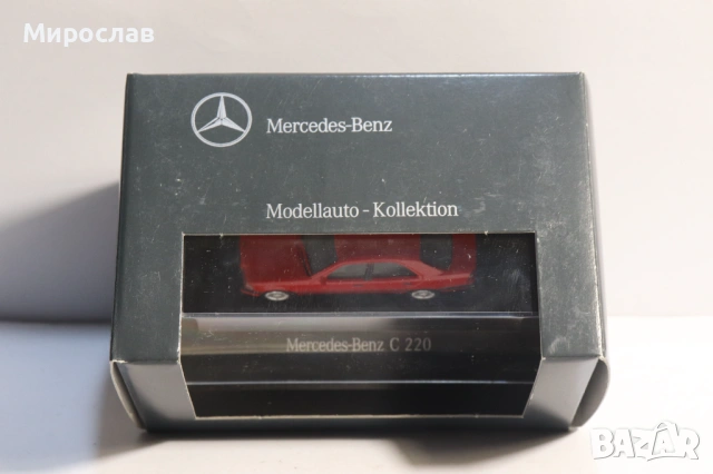 HERPA H0 1/87 MERCEDES BENZ C 220 КОЛИЧКА МОДЕЛ, снимка 4 - Колекции - 53566541