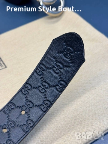 Колани Gucci от естествена кожа в кутия на марката , снимка 3 - Колани - 54007324